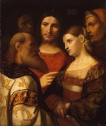 Palma il Vecchio, Jacopo, the Elder - Christ and the Woman Taken in Adultery