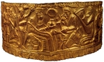 Scythian Art - Woman's Headdress with a Scene of the wedding of the Gods