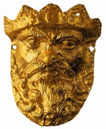 Ancient jewelry - Belt Plate with Silenus