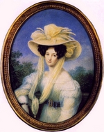 Schoeller, Johann Christian - Eleonore Peterson, née Princess Bothmer, the first Wife of Fyodor Tyutchev