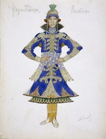 Golovin, Alexander Yakovlevich - Costume design for the ballet The Firebird (L'oiseau de feu) by I. Stravinsky