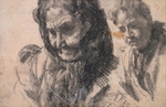 Menzel, Adolph Friedrich, von - Study of Two Female Figures