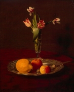 Fantin-Latour, Henri - Lemon, Apples and Tulips