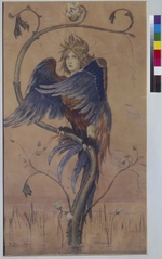 Vasnetsov, Viktor Mikhaylovich - Gamayun. The prophetic birdy