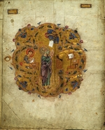 Ancient Russian Art - John the Evangelist. Mstislav Gospel (Aprakos Gospel) of Grand Prince Mstislav I Vladimirovich the Great