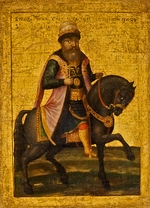 Anonymous - Equestrian portrait of the Tsar Michail I Fyodorovich of Russia (1596-1645)