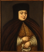 Anonymous - Portrait of the Tsarina Natalia Naryshkina (1651-1694), wife of tsar Alexis I of Russia