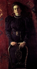 Repin, Ilya Yefimovich - Portrait of Tatyana Sukhotina-Tolstaya