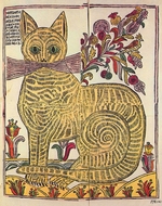 Russian master - The Kazan Tomcat (Lubok)