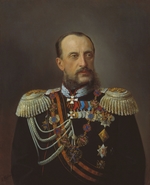 Schilder, Nikolai Gustavovich - Portrait of Grand Duke Nicholas Nikolaevich (the Elder) of Russia (1831-1891)