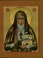 Russian icon - Saint martyr Grand Duchess Elizaveta Fyodorovna (1864–1918), Princess Elizabeth of Hesse and by Rhine