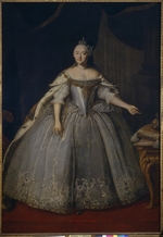 Vishnyakov, Ivan Yakovlevich - Portrait of Empress Elizabeth of Russia (1709-1762)
