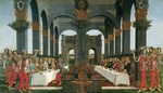 Botticelli, Sandro - Marriage Feast. (Story of Nastagio degli Onesti. Forth episode)
