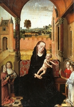 Bouts, Dirk - Madonna with Child and Four Angels