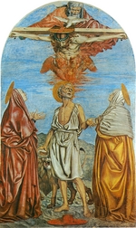 Andrea del Castagno - The Holy Trinity with Saint Jerome, Saint Paula and Saint Eustochium