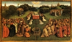 Eyck, Jan van - The Ghent Altarpiece. Adoration of the Mystic Lamb (Detail)