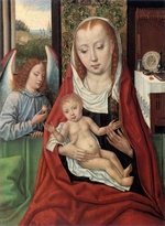 Master of the legend of St. Ursula - Madonna and Child with Angel