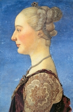 Pollaiuolo, Piero del - Portrait of a Young Woman