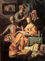 Rembrandt van Rhijn - Musical Company  