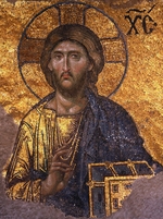 Byzantine Master - Christ Pantocrator (detail of the Deesis mosaic)