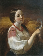 Maximov, Alexey Maximovich - Girl with a sheaf
