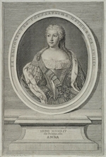 Wortmann, Christian Albrecht - Portrait of Princess Anna Leopoldovna (1718-1746), tsar's Ivan VI mother