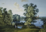 Shchedrin, Semyon Fyodorovich - View of the Large Pond in the Park in Tsarskoye Selo