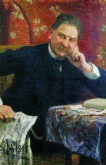 Repin, Ilya Yefimovich - Portrait of Y.M. Vengerov