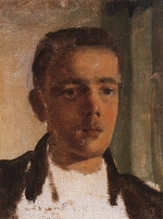Somov, Konstantin Andreyevich - Portrait of Sergei Dyagilev (1872-1929)