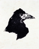 Manet, Édouard - Le Corbeau (The Raven) Illustration for the poem The Raven by Edgar Allan Poe