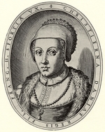 Campi, Antonio - Portrait of Christina of Denmark (1522–1590). Illustration for Cremona fedelissima