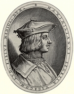 Campi, Antonio - Portrait of Maximilian (Massimiliano) Sforza, Duke of Milan. Illustration for Cremona fedelissima