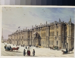 Anonymous - View of the Winter Palace in Saint Petersburg (Album of Marie Taglioni)