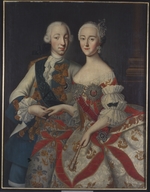 Grooth, Georg-Christoph - Portrait of Grand Duke Pyotr Fyodorovitch and Grand Duchess Catherine Alekseyevna