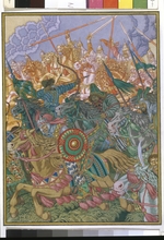 Bilibin, Ivan Yakovlevich - The Expulsion of Batu Khan