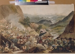 Vendramini, Giovanni (John) - Prince Bagration leads the cossacks to attack in the Alpes