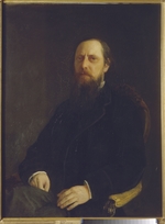 Ge, Nikolai Nikolayevich - Portrait of the author Mikhail Saltykov-Shchedrin (1826-1889)