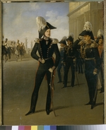 Ladurner, Adolphe - Emperor Nicholas I accepts the official report of the prince Lobanov-Rostovsky