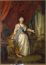 Lampi, Johann-Baptist von, the Elder - Portrait of Empress Catherine II (1729-1796)