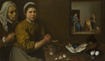 VelÃ zquez, Diego - Christ in the House of Martha and Mary