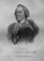 Borel, Pyotr Fyodorovich - Portrait of Count Mikhail Illarionovich Vorontsov (1714-1767)