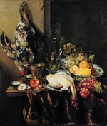 Beijeren, Abraham Hendricksz, van - Still life with Poultry and Fruits