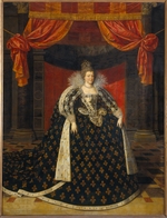 Pourbus, Frans (II), (School) - Portrait of Marie de Médici (1575-1642) in full regalia