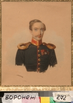 Klünder, Alexander Ivanovich - Portrait of Ivan Nikolayevich Goncharov