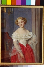 Fedotov, Pavel Andreyevich - Portrait of Olga Demontcal