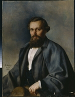 Sherwood, Vladimir Osipovich - Portrait of Dmitry Ivanovich Ilovaysky (1832-1920)