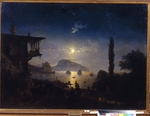 Aivazovsky, Ivan Konstantinovich - Moonlit Night on the Crimea, Gurzuf