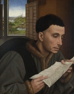 Weyden, Rogier, van der - Man Reading (Saint Ivo?)