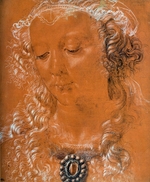Verrocchio, Andrea del - Head of a Woman