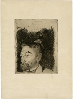 Gauguin, Paul Eugéne Henri - Portrait of the poet Stéphane Mallarmé (1842-1898)